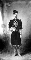 Император Николай II в карнавальном костюме